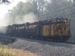 LORAM rail grinder in action